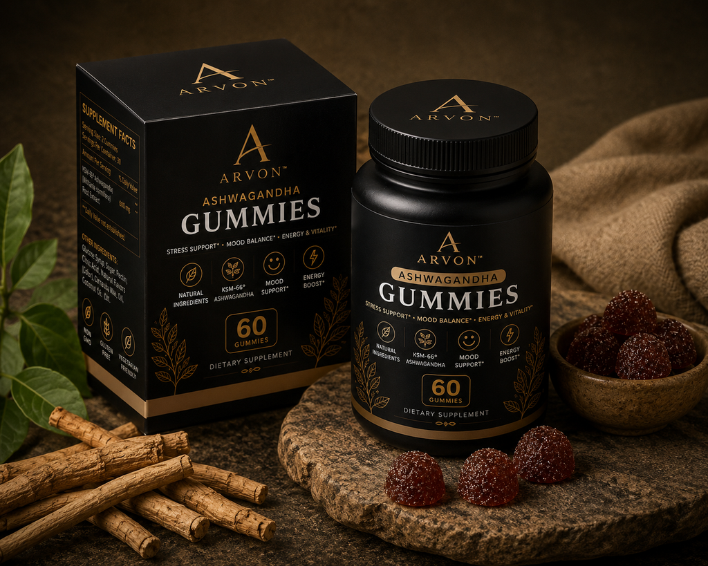 ARVON™ Premium KSM-66® Ashwagandha Gummies